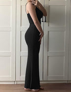 Women's Maxi Bodycon Dress Sexy Spaghetti Strap Sleeveless Tight Slip Long Dresses 2023